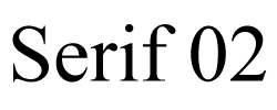 Serif02 Serif02