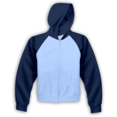 Ladies Full Zip Hooded Fleece