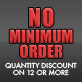 No Minimum Order